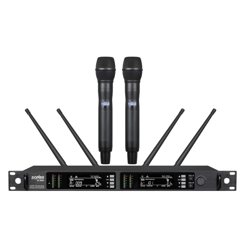 真分集U段无线话筒