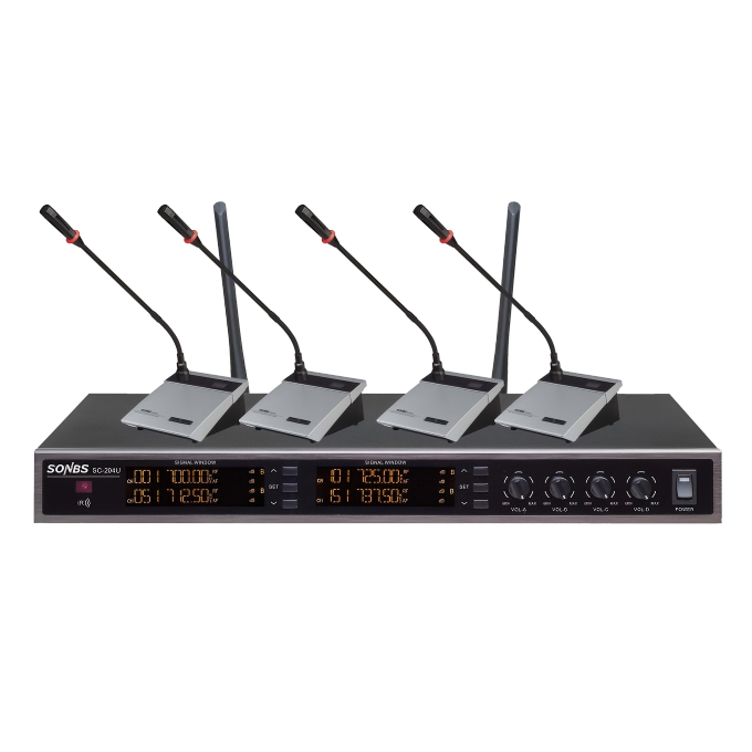 U段红外对频一拖四会议