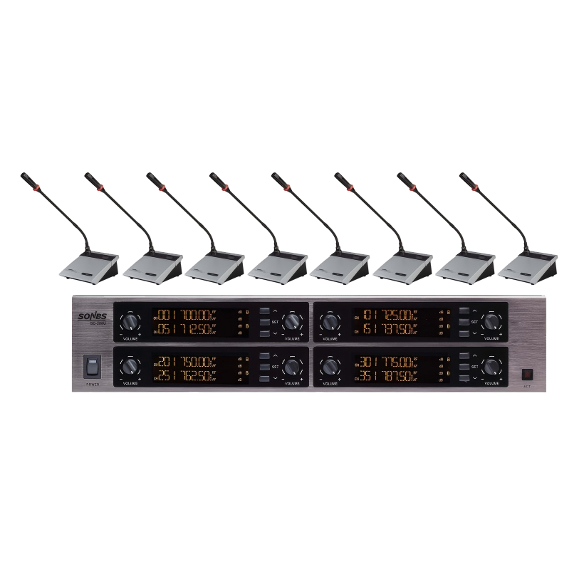 U段红外对频一拖八会议