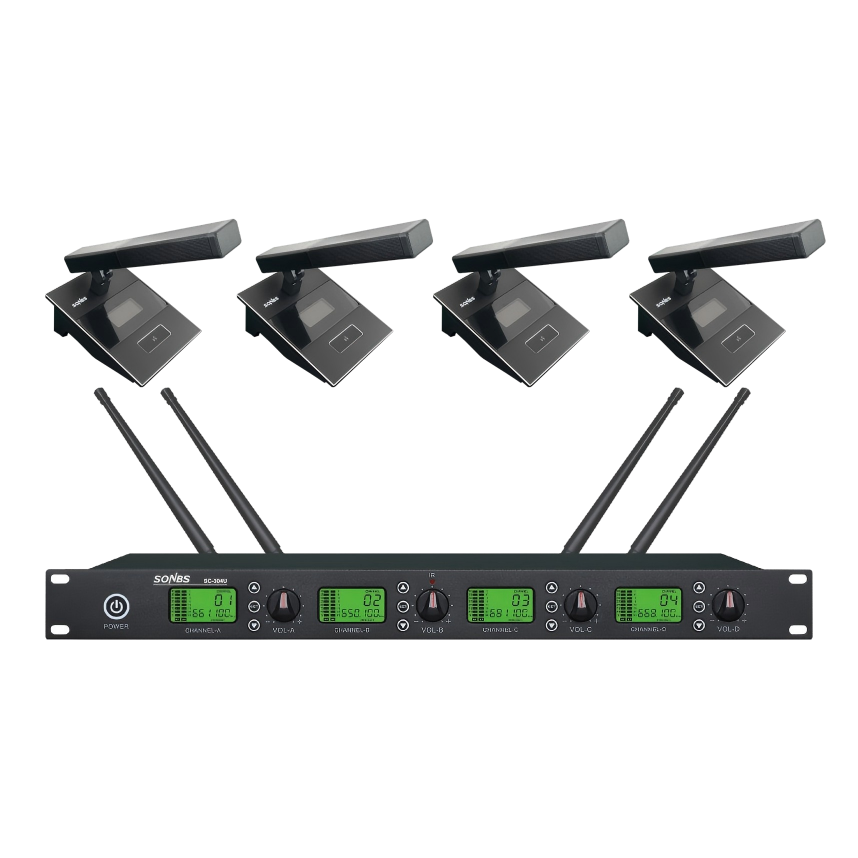 U段红外对频一拖四会议