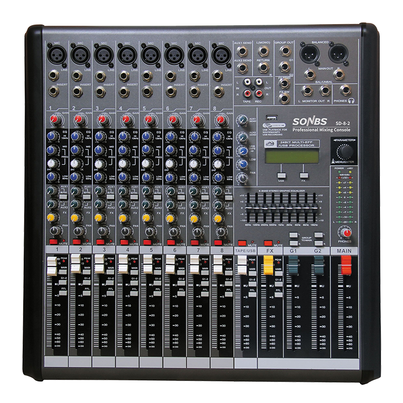 2编组8路调音台