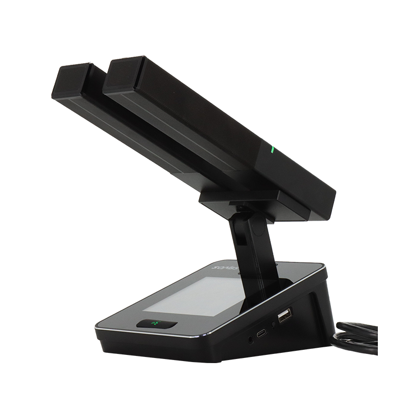 全数字4寸表决有线双咪杆会议单元